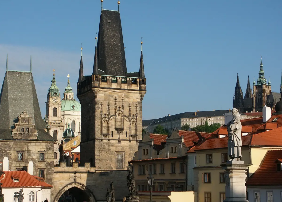 The Lesser Town bridge towers