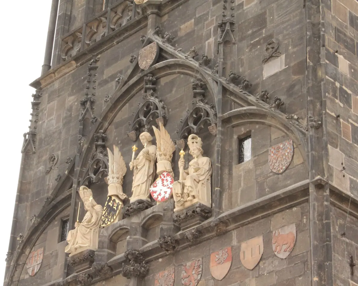Sculptures on the Old Town Bridge Tower