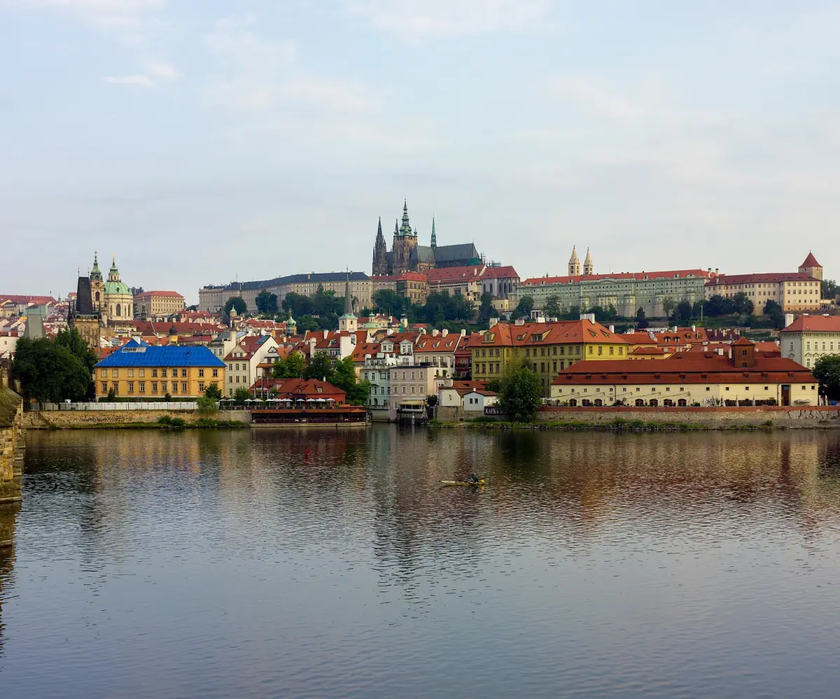 Prague Castle seen from Charles Bridge