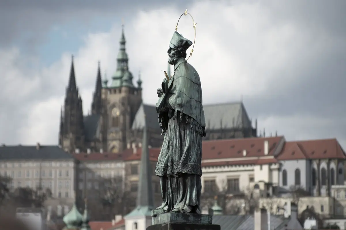 The statue of St John of Nepomuk